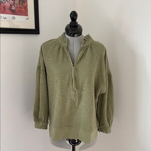 APiece Apart Olive Green Pullover Top